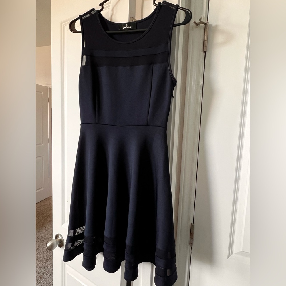 Lulu's Classic Navy Mini Dress